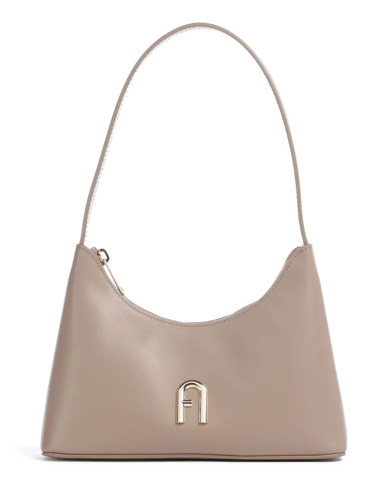 Furla Schultertasche Diamante Mini in grau Grau