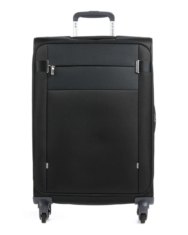 Samsonite 4-Rollen Trolley Citybeat in schwarz Schwarz
