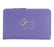 Heritage Dog Outline Geldbörse violett