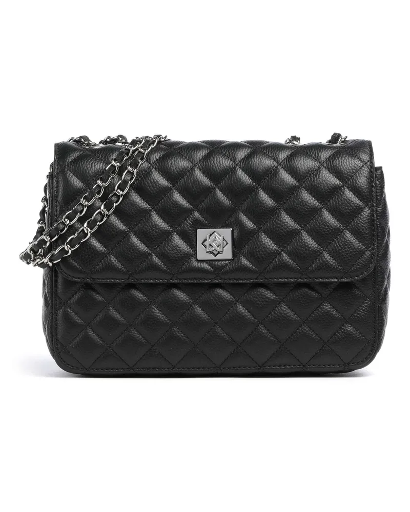 Kazar Schultertasche Vidia in schwarz Schwarz