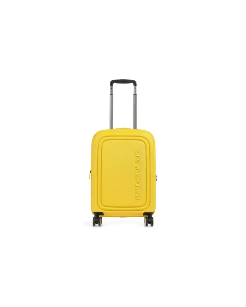 Mandarina Duck Logoduck+ 4-Rollen Trolley gelb Gelb