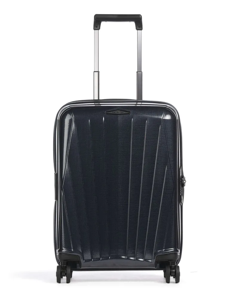 Samsonite 4-Rollen Trolley Major-Lite in blau Blau