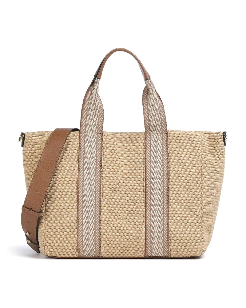 Abro Shopper Raffia Kaia in beige Beige