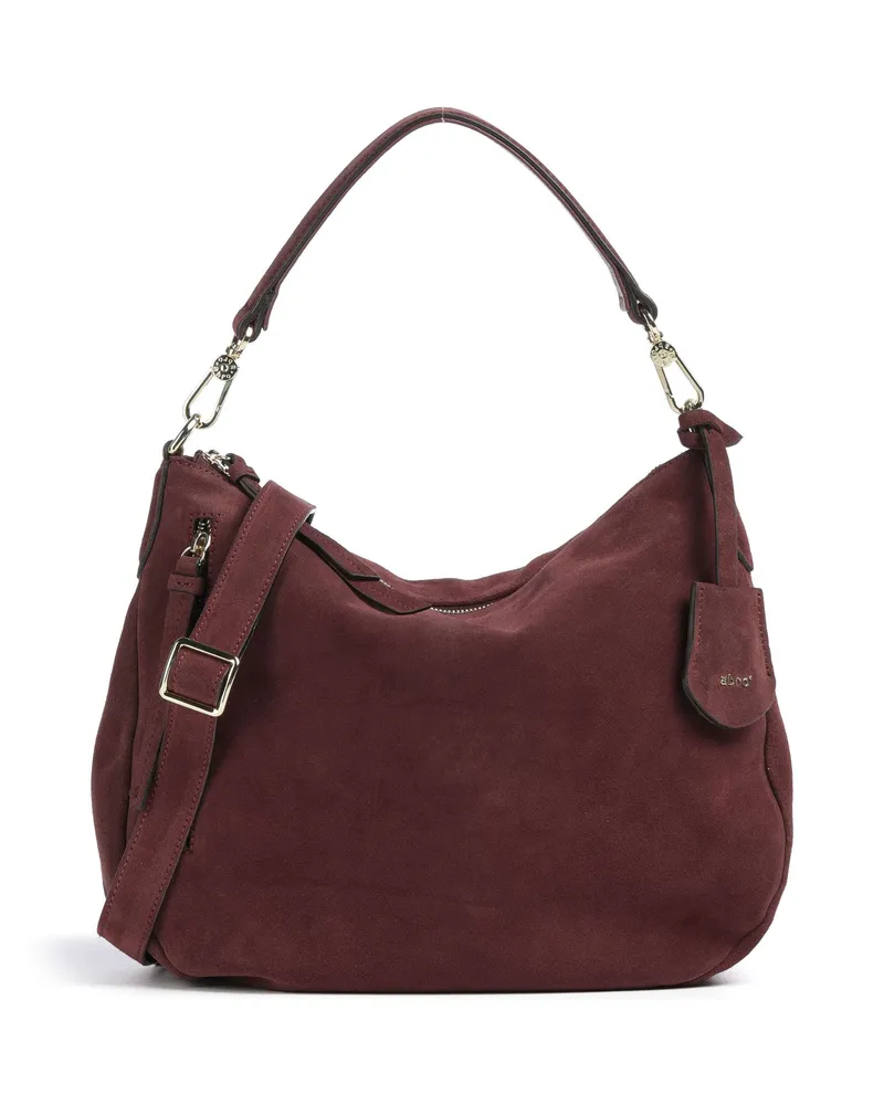 Abro Beuteltasche Suede Juna Small in rot Rot