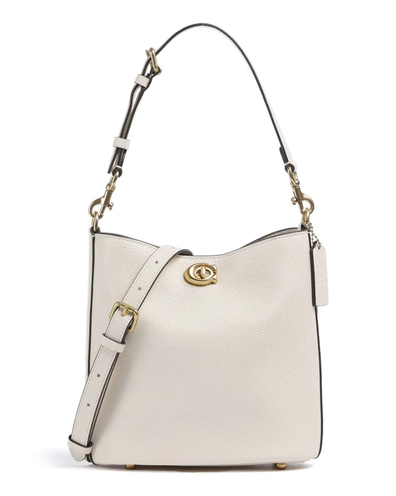 Coach Beuteltasche Willow Soft 19 in elfenbein Beige
