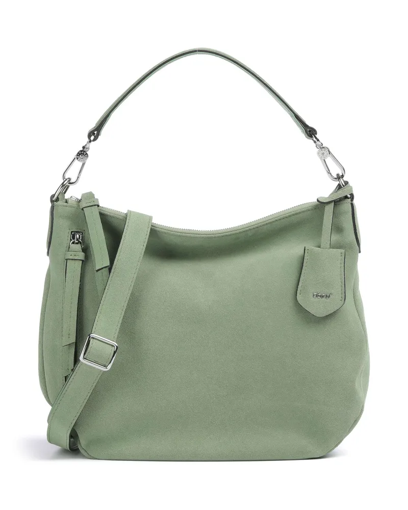 Abro Beuteltasche Suede Juna in grün Grün