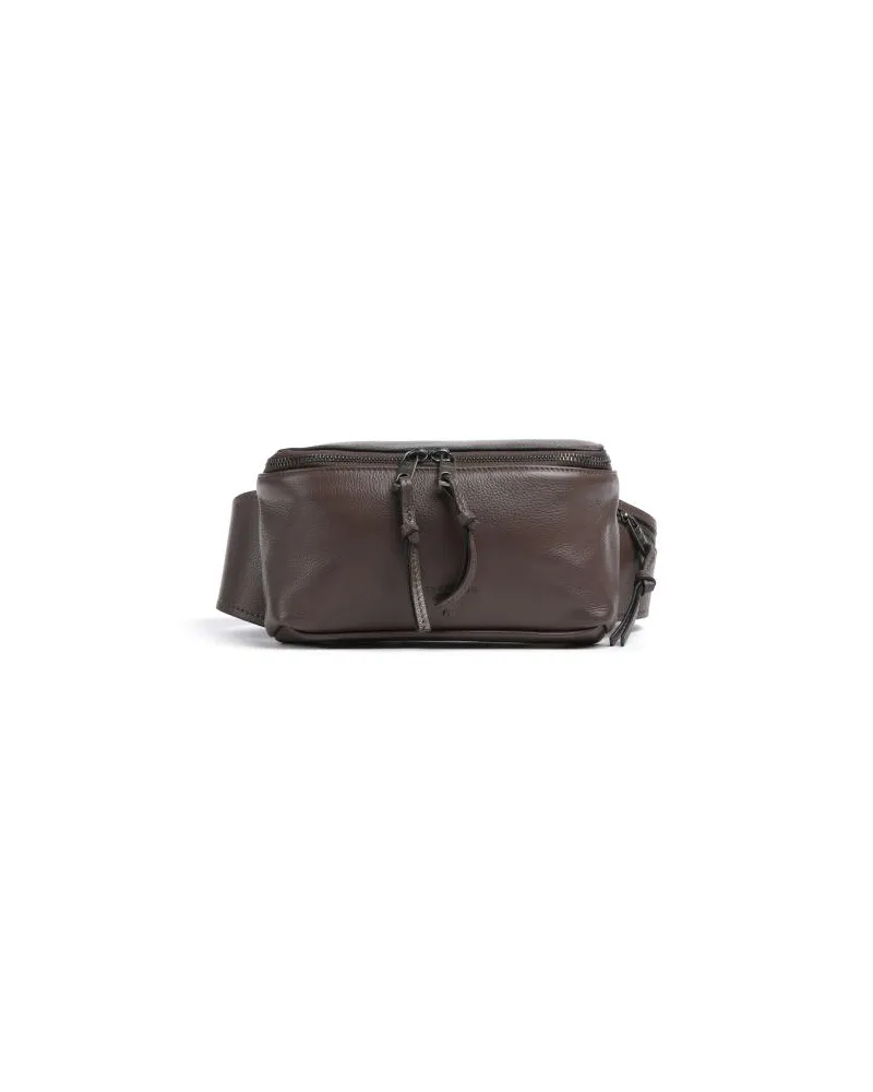 Liebeskind Hera Small Pebble S Gürteltasche dunkelbraun Braun