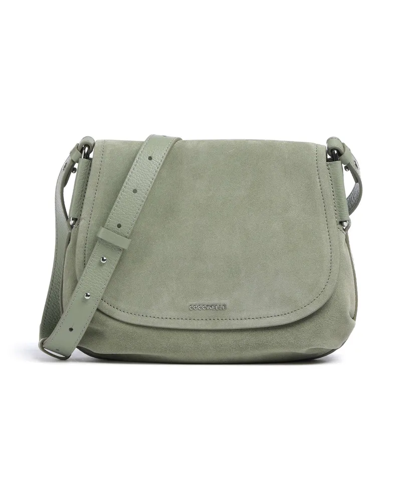 Coccinelle Umhängetasche Rebekka Suede in grau Grau