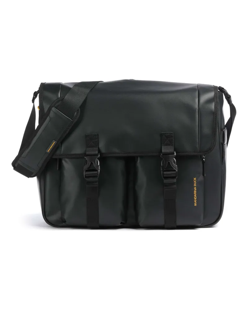Mandarina Duck Kuriertasche Eco Coated in schwarz Schwarz