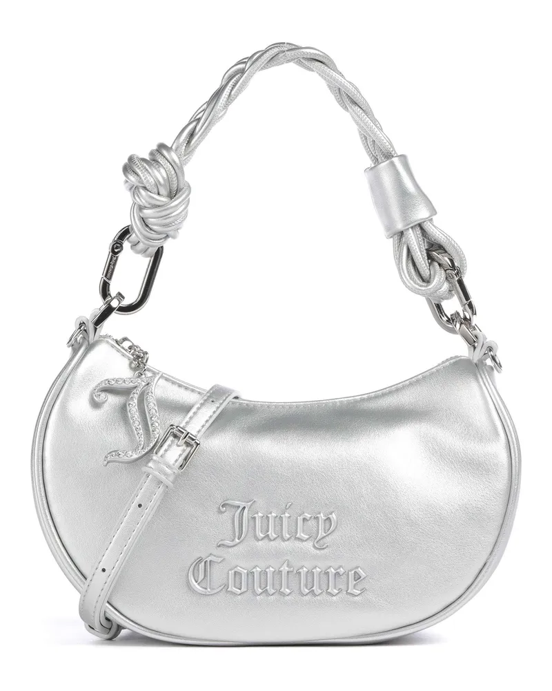 Juicy Couture Schultertasche Blossom Twist S in silber Silber