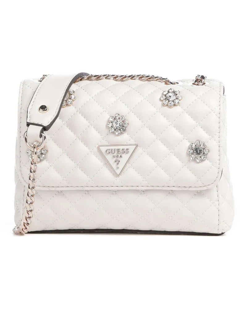 Guess Schultertasche Everlee in elfenbein Beige