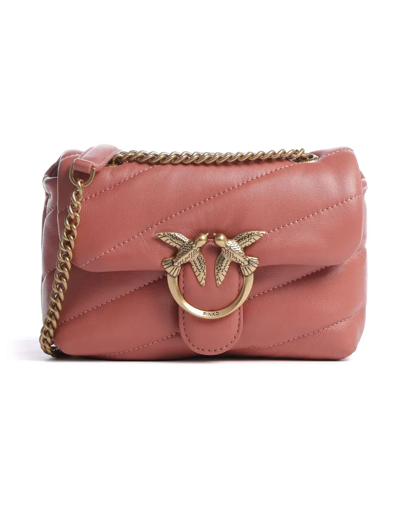 Pinko Schultertasche Love Puff Baby in rot Rot