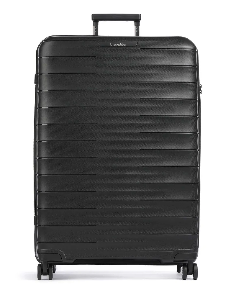 Travelite 4-Rollen Trolley Mooby in schwarz Schwarz