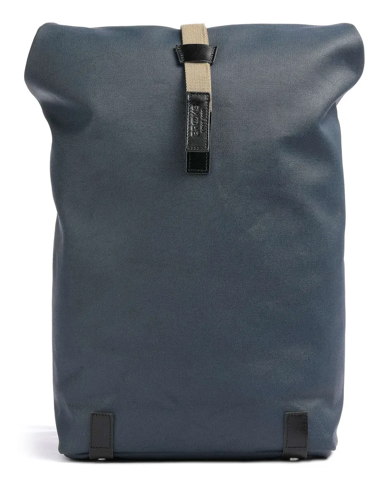 Brooks England Rolltop Rucksack Pickwick Cotton Canvas Large in blau Blau