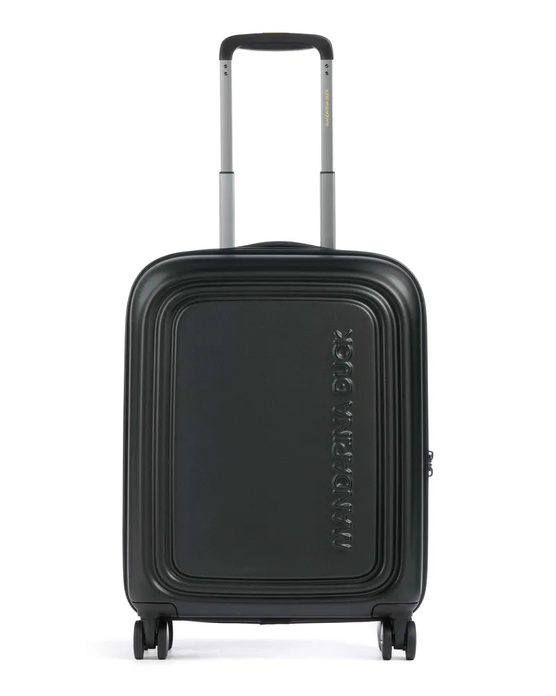 Mandarina Duck 4-Rollen Trolley Logoduck+ in schwarz Schwarz