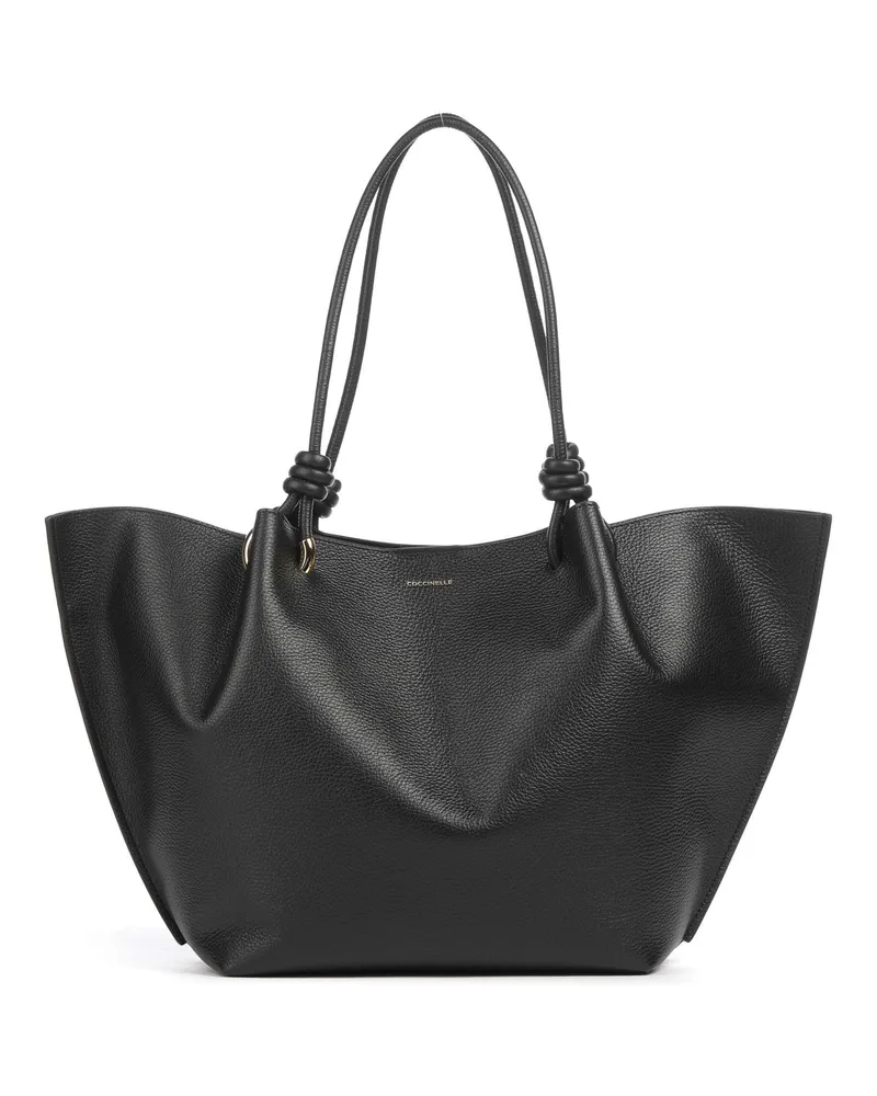 Coccinelle Shopper Finn in schwarz Schwarz