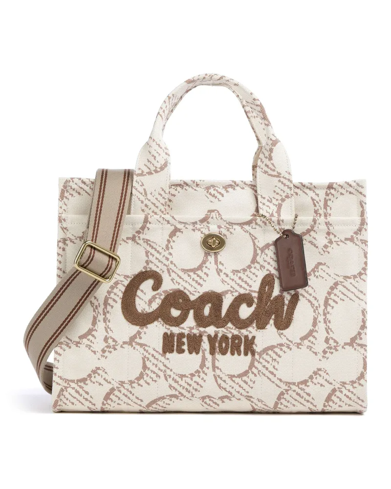 Coach Handtasche Cargo Signature in beige Beige