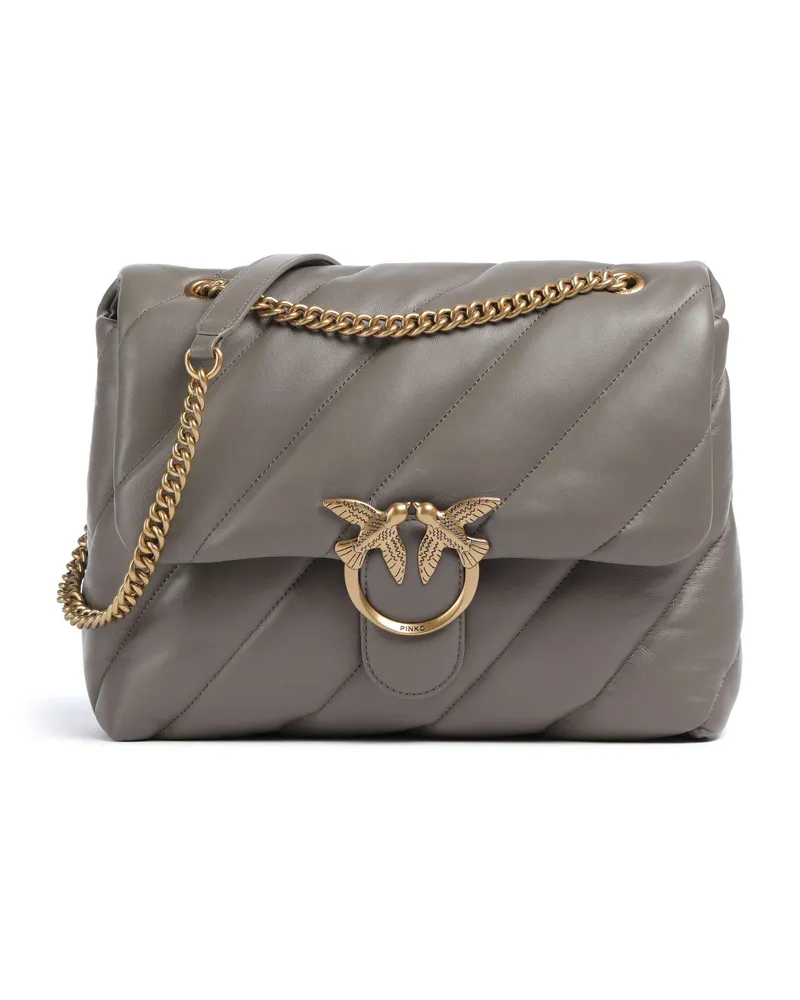 Pinko Schultertasche Love Puff Big in grau Grau