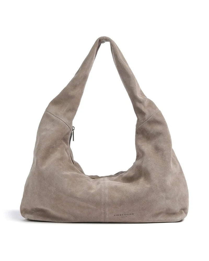 Liebeskind Beuteltasche Bo Suede L in grau Grau