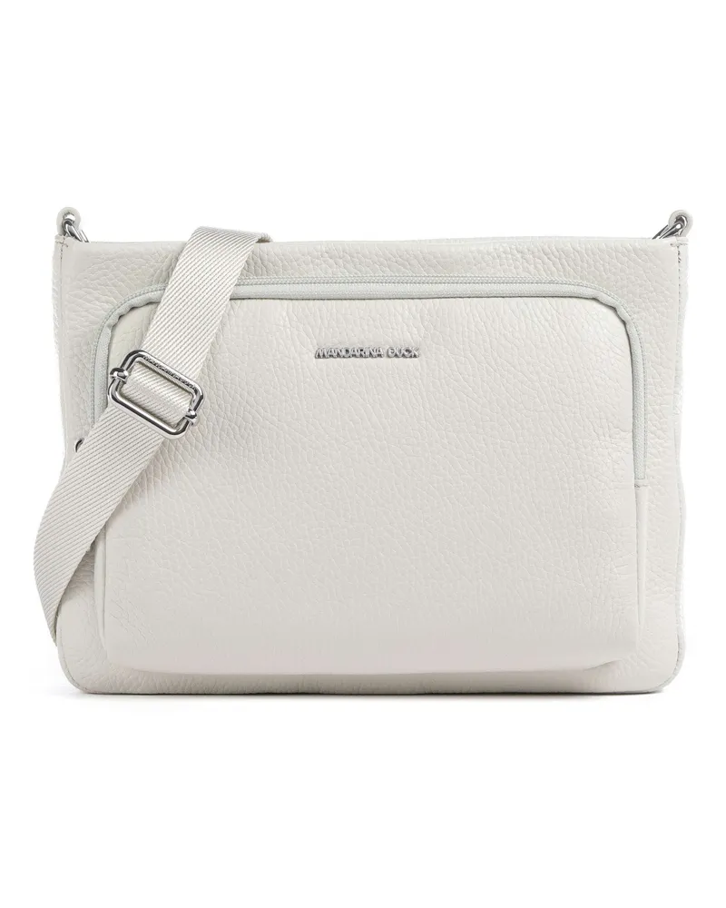 Mandarina Duck Umhängetasche Mellow Leather in elfenbein Beige