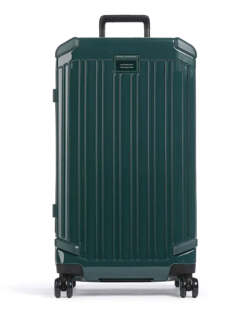 Piquadro 4-Rollen Trolley POP in grün Grün