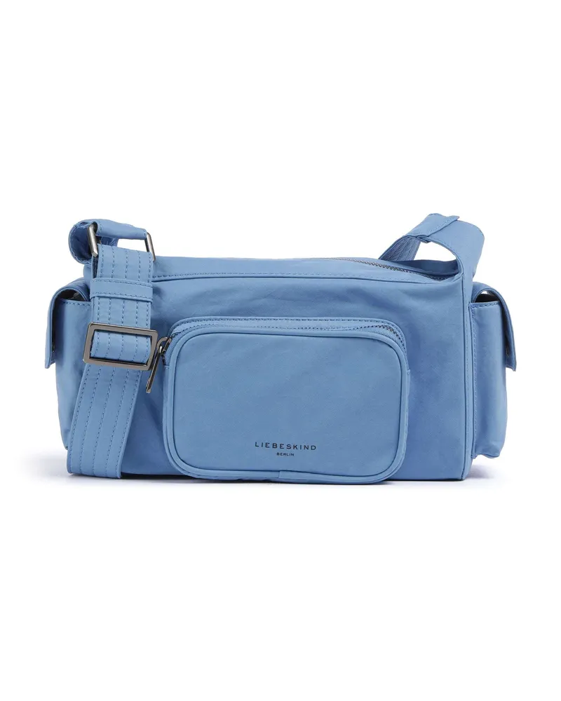 Liebeskind Schultertasche Lila Nylon S in blau Blau