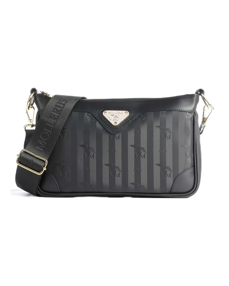 Maison Mollerus Umhängetasche Vinerus Flums in schwarz Schwarz