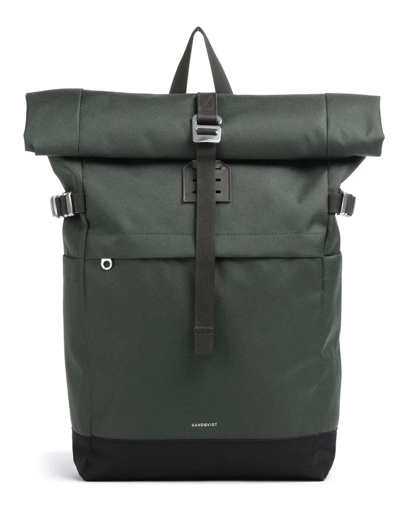 Sandqvist Rolltop Rucksack Icon M in grün Grün