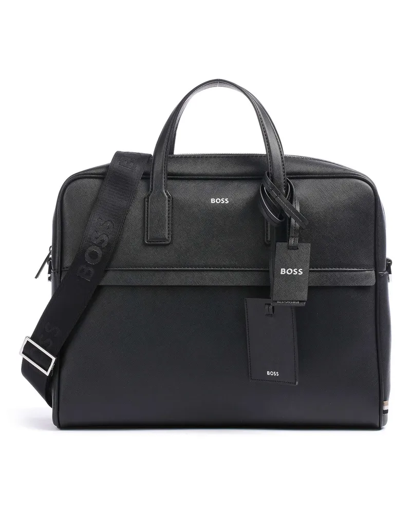 HUGO BOSS Aktentasche Zair in schwarz Schwarz