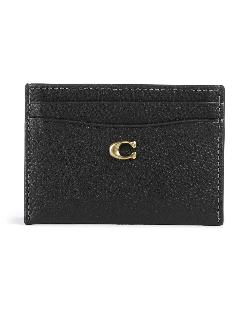 Coach Kreditkartenetui Essential in schwarz Schwarz