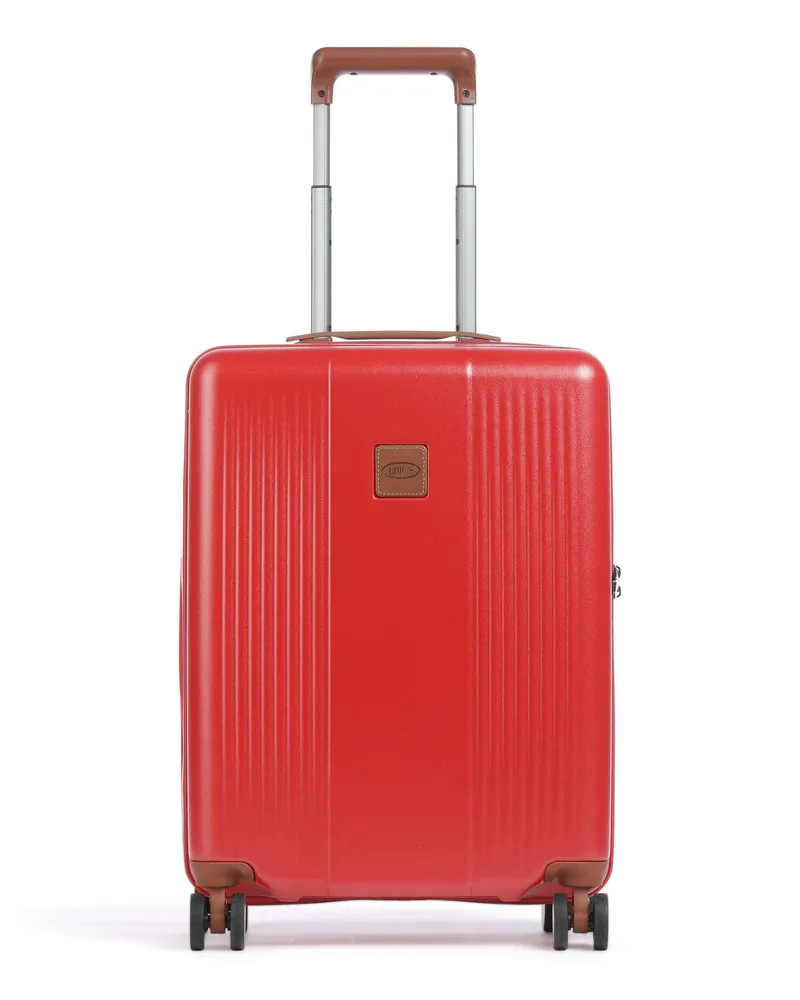 Bric's 4-Rollen Trolley Ferrara in rot Rot