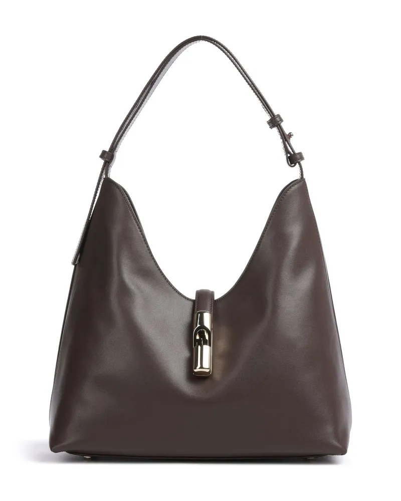 Furla Beuteltasche Goccia M in braun Braun