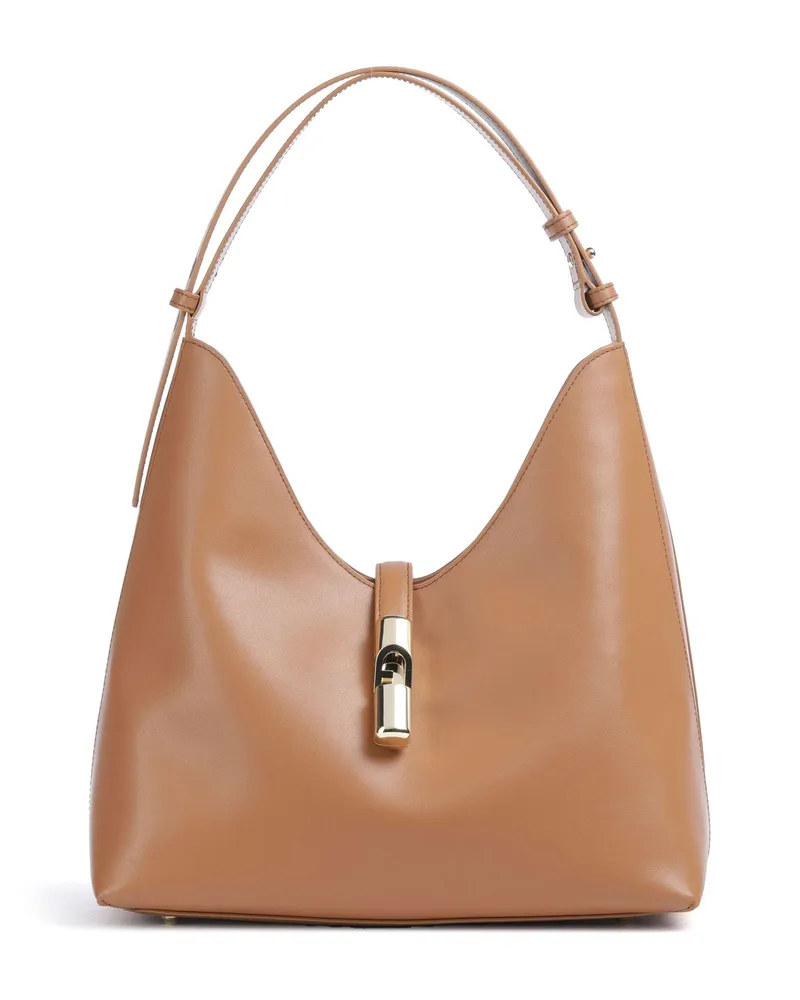 Furla Beuteltasche Goccia M in braun Braun