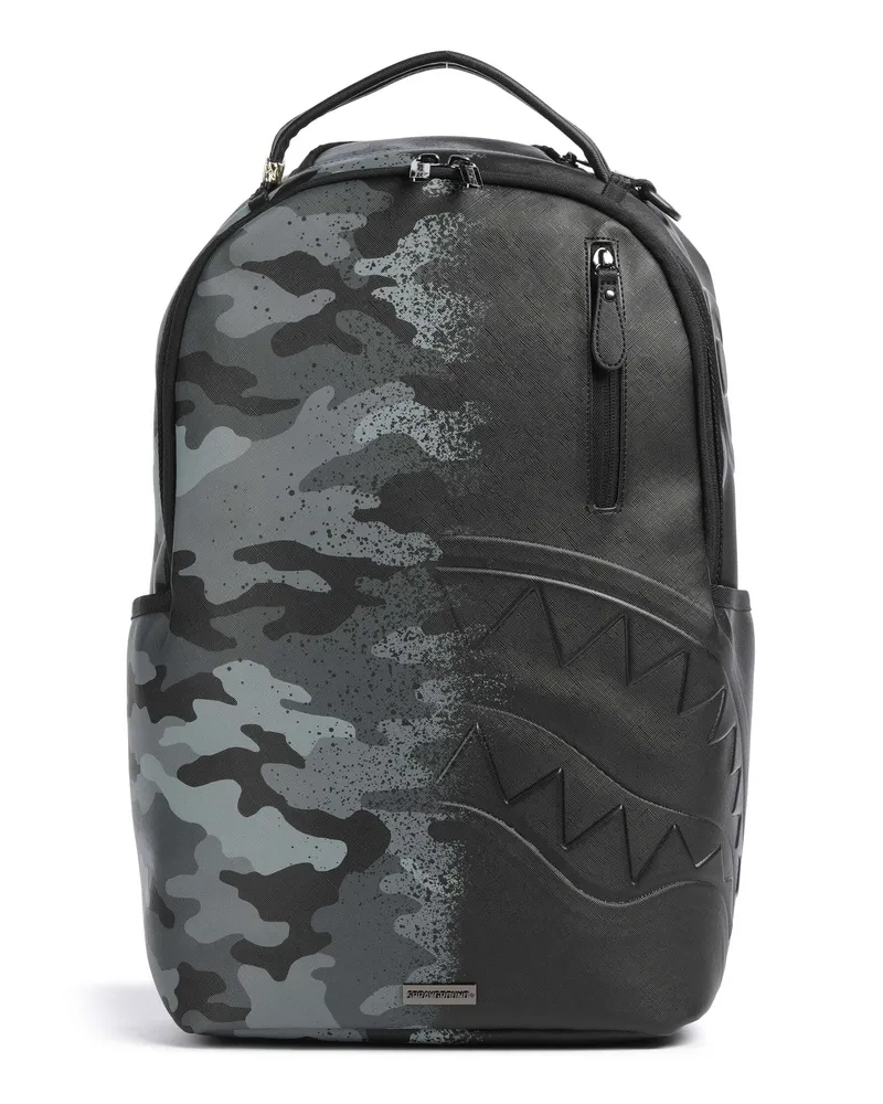 Sprayground Rucksack Spray Split Night Camo in schwarz Schwarz