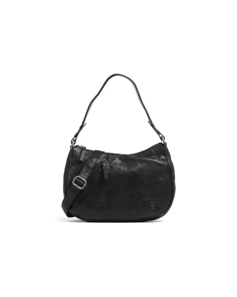 Spikes & Sparrow Apache Allaryce Schultertasche schwarz Schwarz
