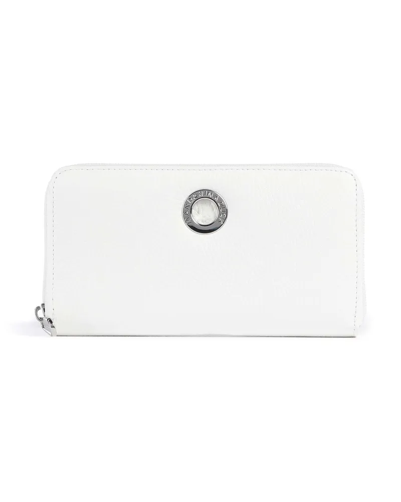 Mandarina Duck Geldbörse Mellow Leather in weiß Weiß