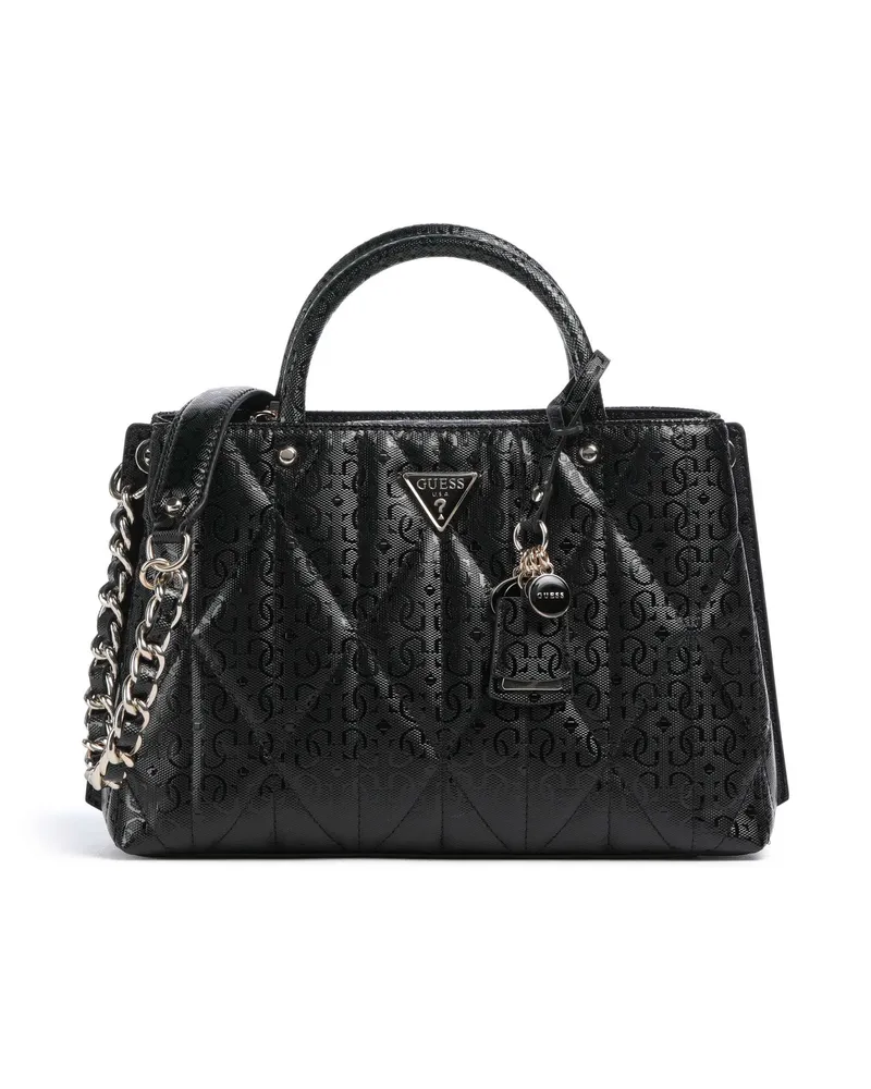 Guess Handtasche Aldina G-Shine in schwarz Schwarz