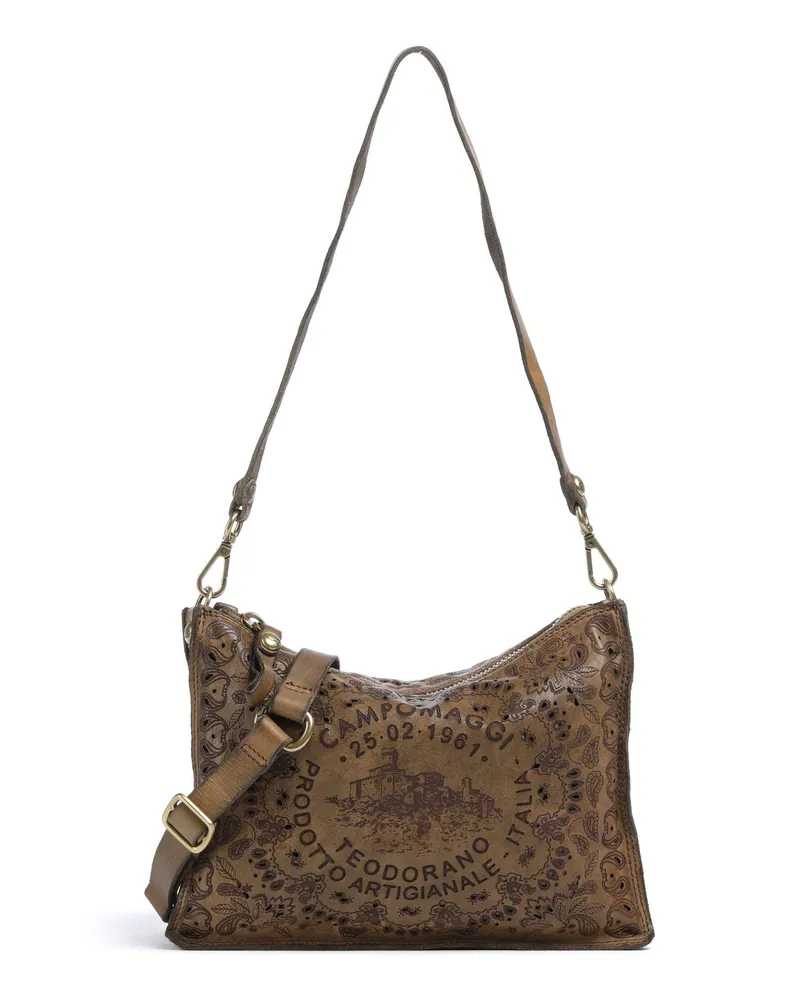 Campomaggi Schultertasche in oliv Oliv