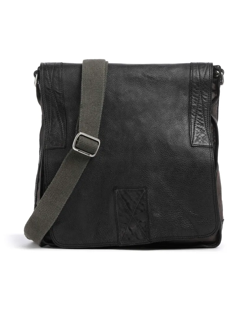 Campomaggi Kuriertasche in schwarz Schwarz
