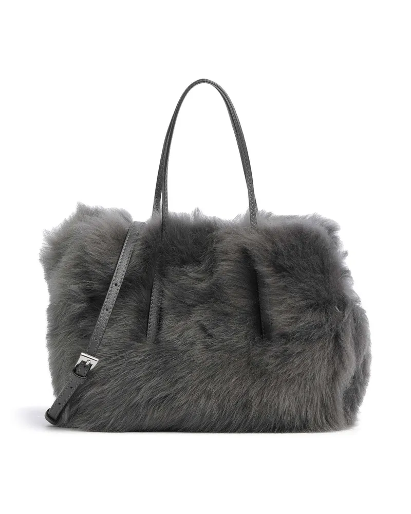 Abro Handtasche Shearling Noelle in grau Grau