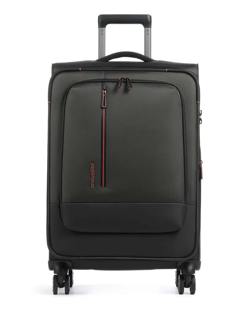 Travelite 4-Rollen Trolley Crosslite 5.0 in oliv Oliv