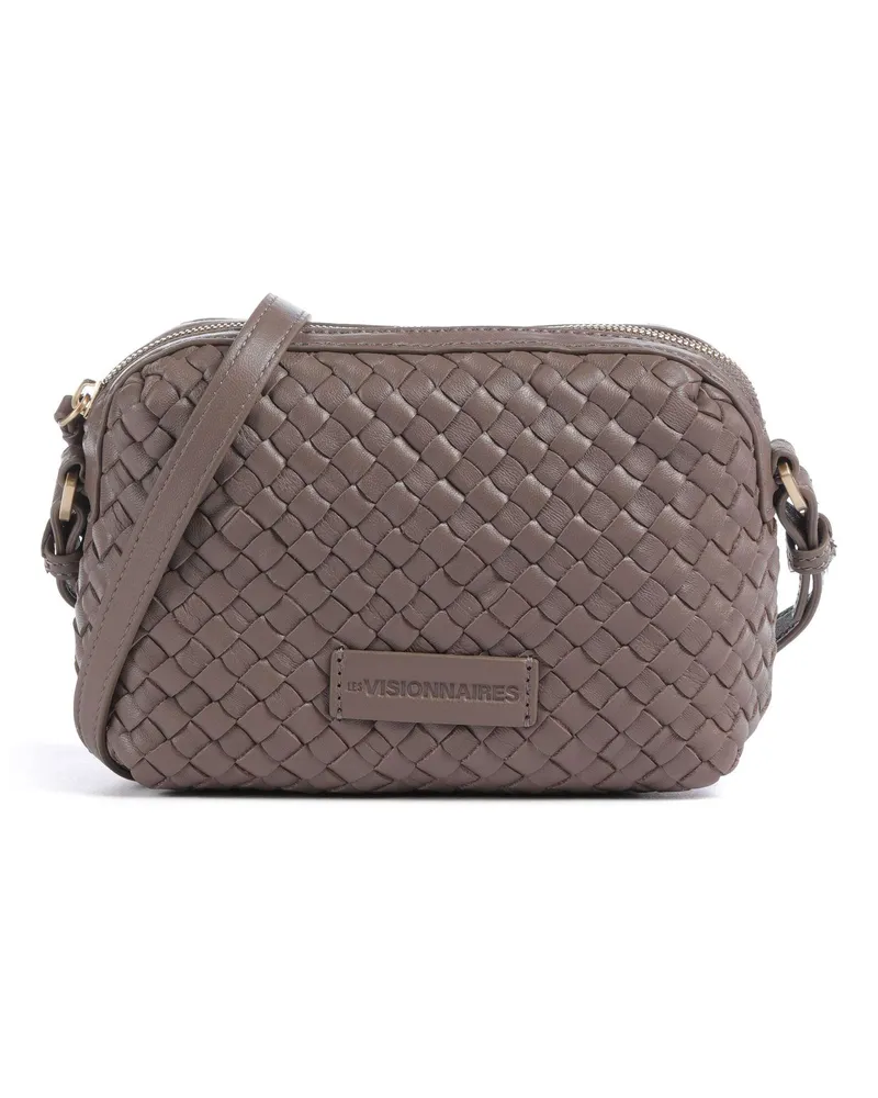 LES VISIONNAIRES Umhängetasche Lynn Weave Silky in grau Grau