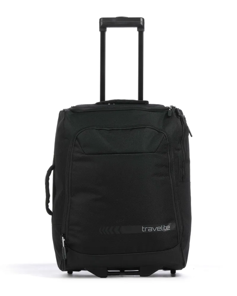 Travelite Rollenreisetasche Kick Off in schwarz Schwarz