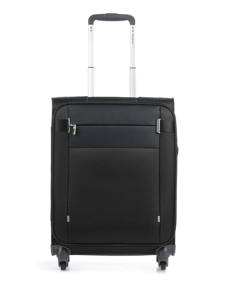 Samsonite 4-Rollen Trolley Citybeat in schwarz Schwarz
