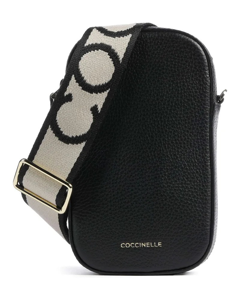 Coccinelle Handytasche Tebe in schwarz Schwarz