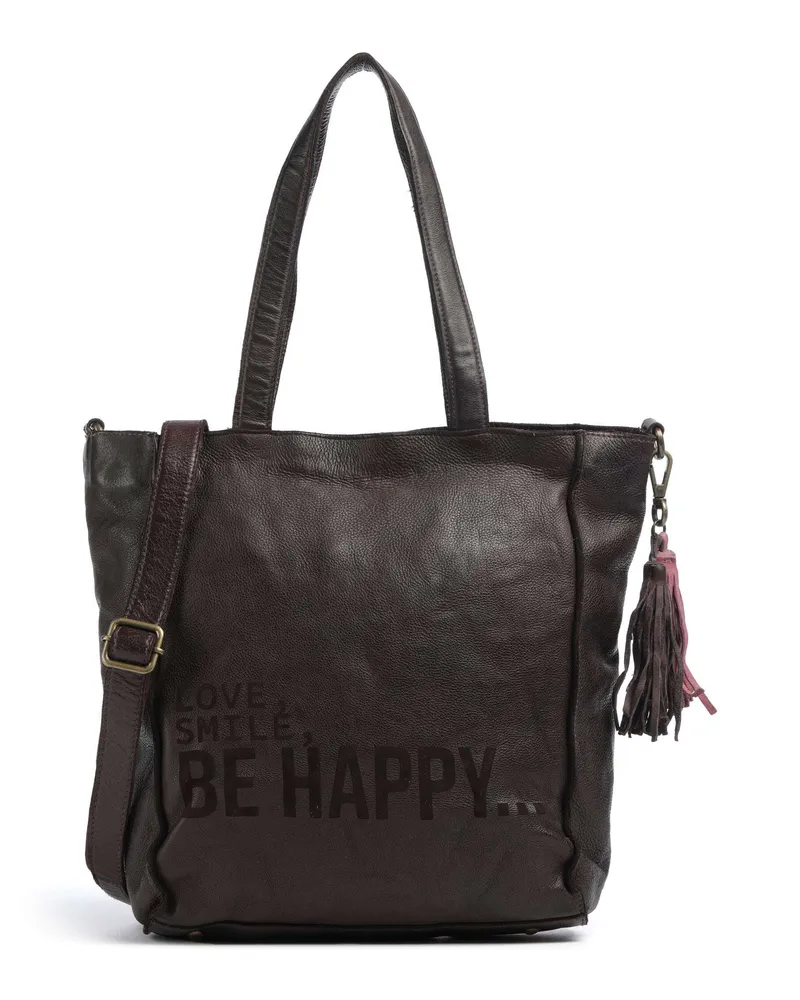 Taschendieb Wien Shopper Glücksbrücke 2 in braun Braun