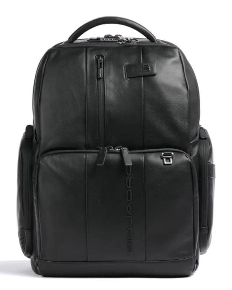 Piquadro Urban Laptop-Rucksack schwarz Schwarz