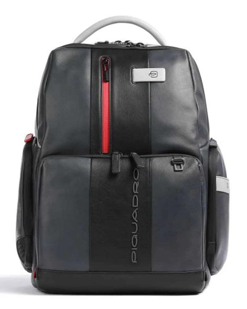 Piquadro Urban Laptop-Rucksack schwarz Schwarz