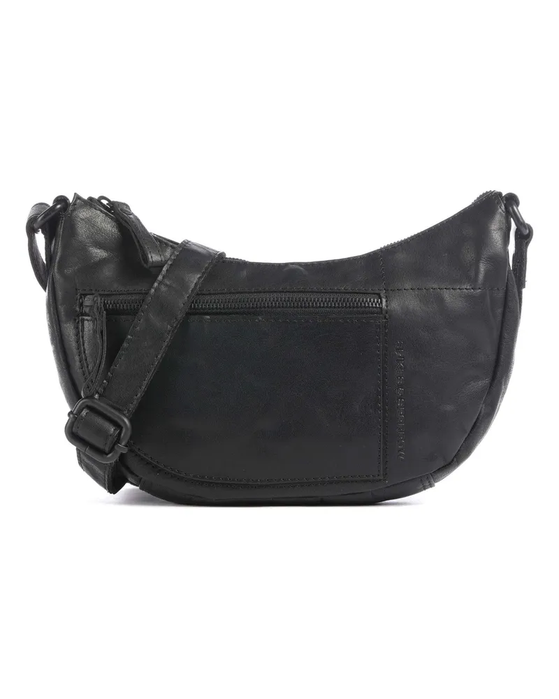 Spikes & Sparrow Umhängetasche Bronco Cecelia in schwarz Schwarz