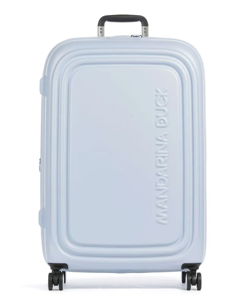 Mandarina Duck 4-Rollen Trolley Logoduck+ in blau Blau